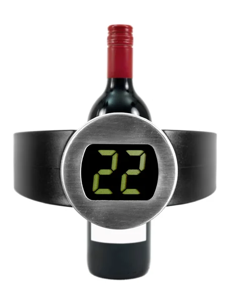 Thermomètre à vin rouge — Photo