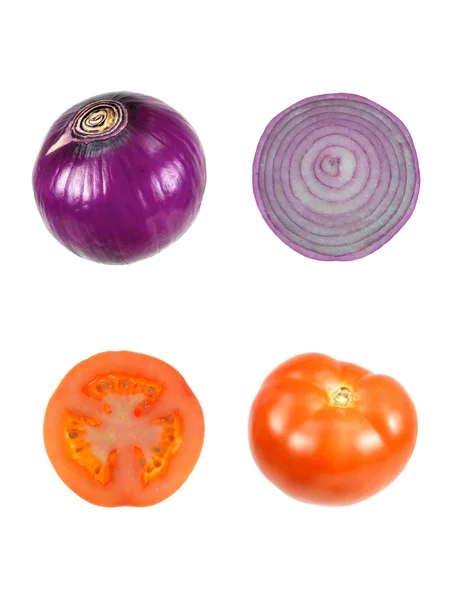Pomidora i cebuli — Zdjęcie stockowe