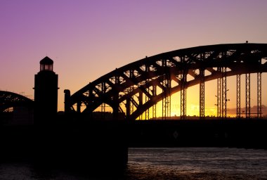 The Bridge of Peter the Great. Saint Petersburg, Russian Federat clipart