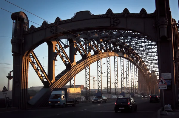 The Bridge of Peter the Great. Saint Petersburg, Russian Federat — Stock Photo, Image