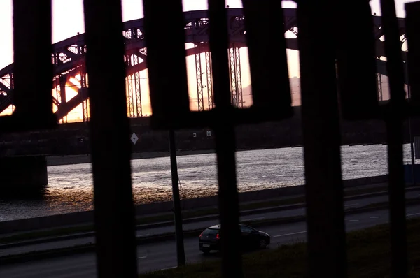 De brug van peter de grote. Sint-petersburg, Russische federat — Stockfoto