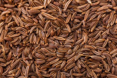 Closeup of caraway-seeds clipart