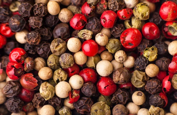 stock image Macro closeup of colorful pepper