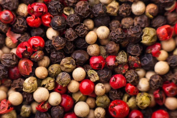 stock image Macro closeup of colorful pepper