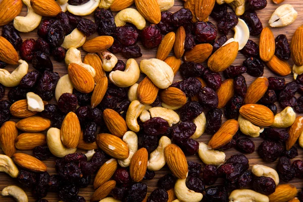 Stock image Nuts and cranberries composition