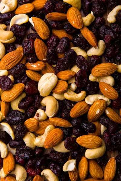 stock image Nuts and cranberries composition