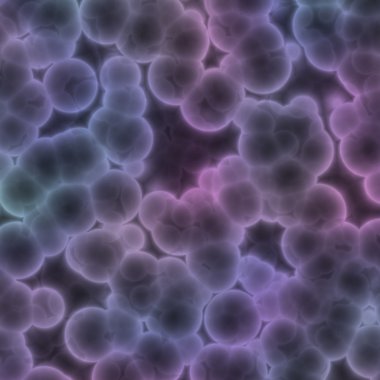 Bacteria purple positive clipart
