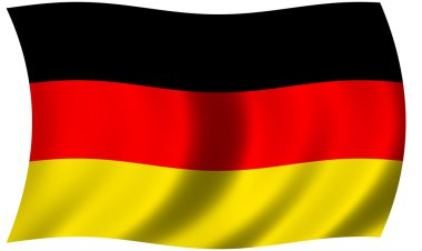 Duitse vlag zwaaien
