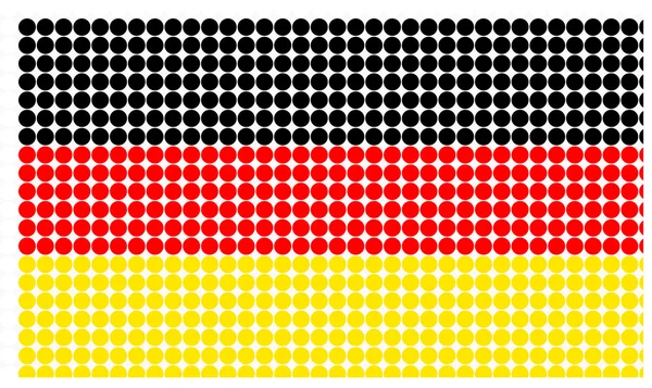 德国国旗在半色调 — 图库照片