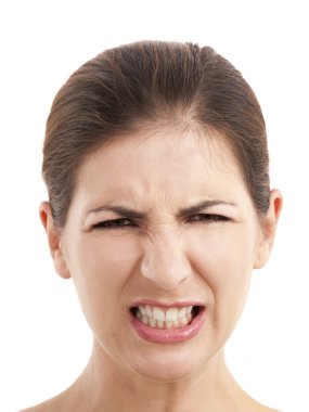 Upset expression clipart