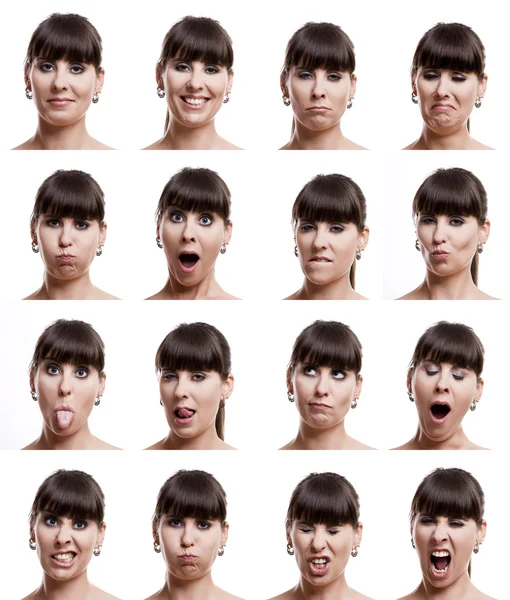 Multiple expressions — Stock Photo, Image