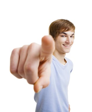 Pointing to you clipart