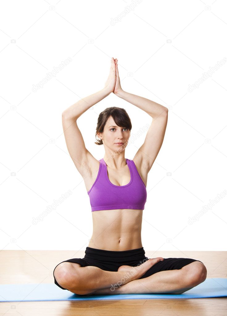 Esercizi Di Yoga Foto Stock Foto Immagini C Ikostudio Depositphotos