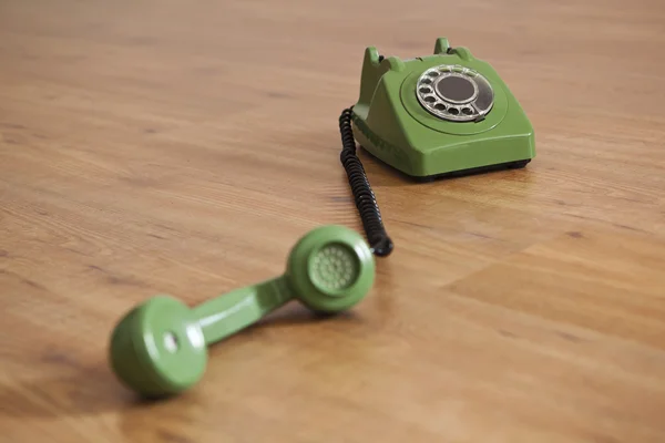 Telefon verde — Fotografie, imagine de stoc