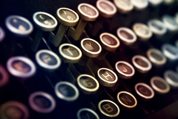 Tastiera per macchine da scrivere — Foto Stock