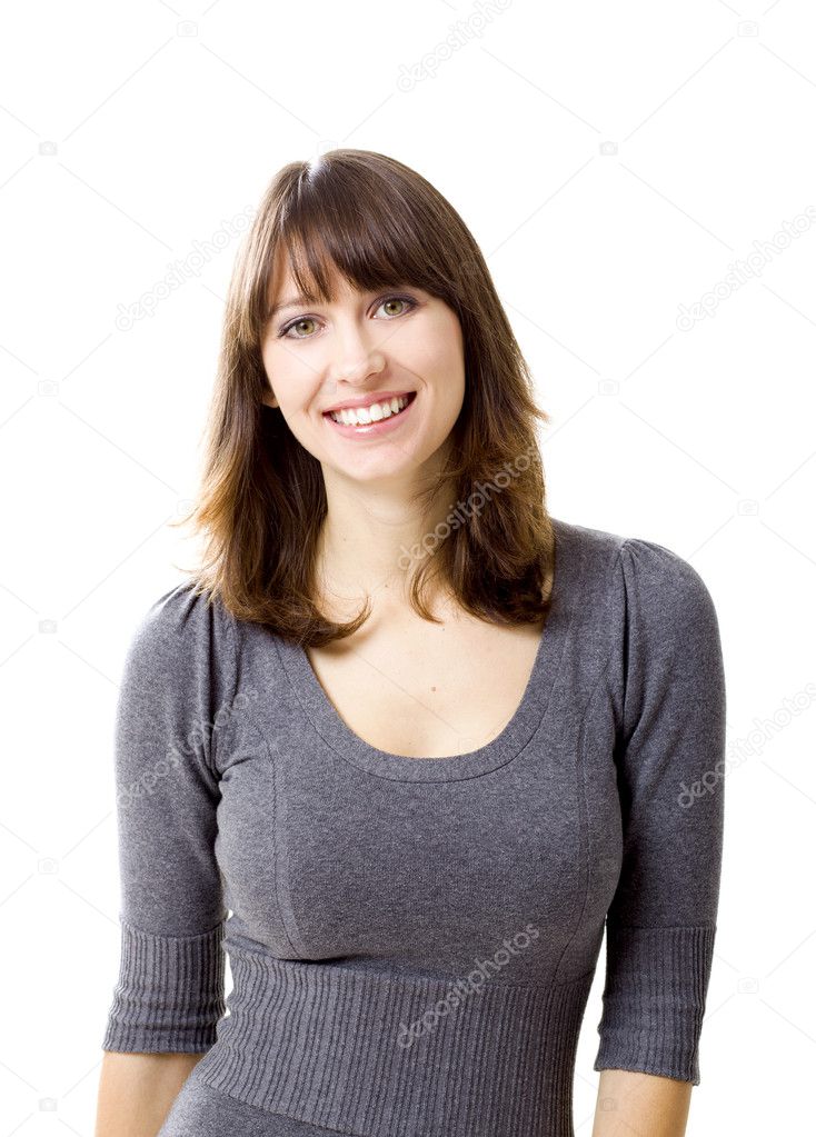Young woman smiling