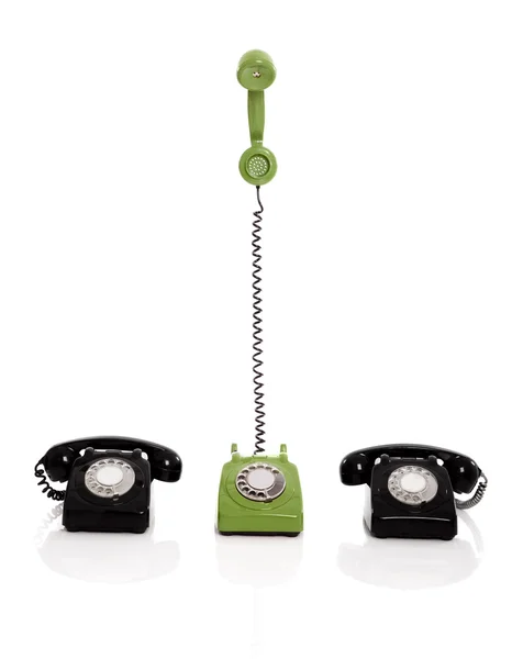 Oldtimer-Telefone — Stockfoto