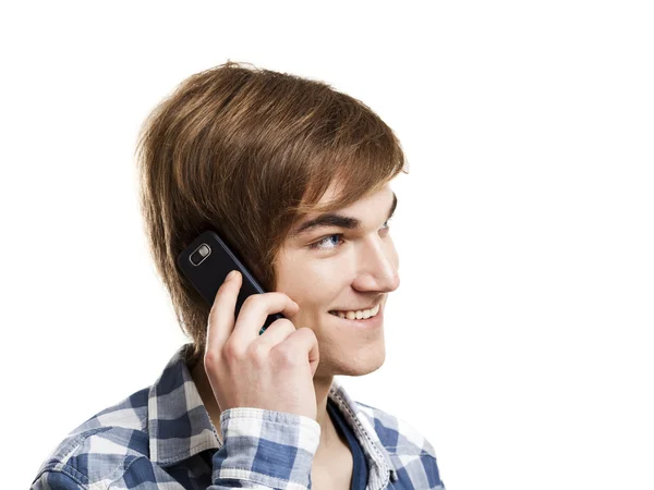 Talking on phone — Stock Photo, Image