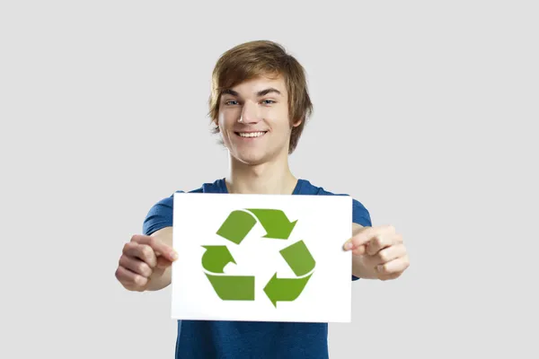 Recycle aan een betere wereld — Stockfoto