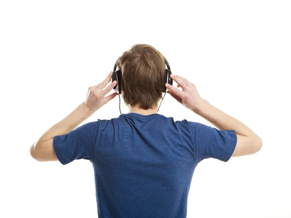 Escucha música. —  Fotos de Stock