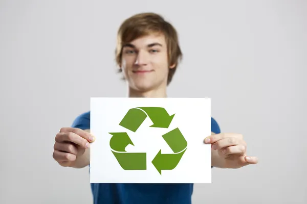 Reciclar para um mundo melhor — Fotografia de Stock