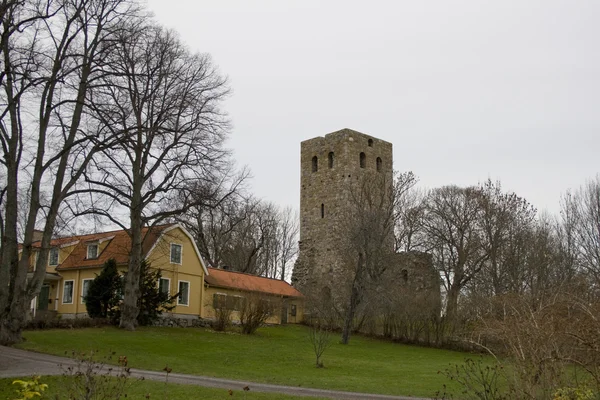Средневековый замок в Швеции — Zdjęcie stockowe
