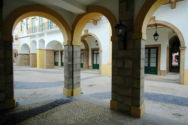 Olika bågar av portugisiska arkitekturer — Stockfoto
