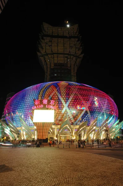 El nuevo casino, Gran Lisboa, Macao — Foto de Stock
