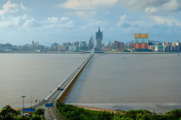 Uitzicht op de stad Macau — Stockfoto