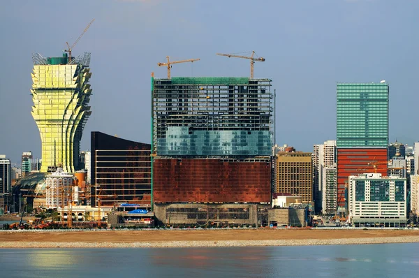 Bau neuer Casinos in Macau — Stockfoto
