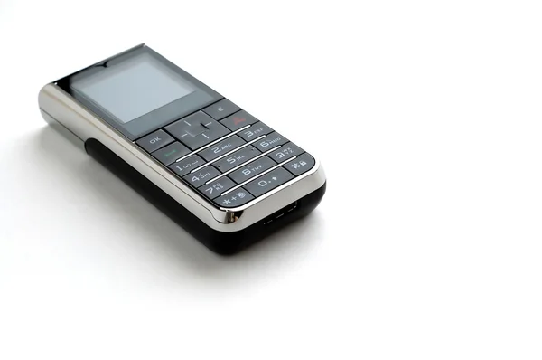 Modern mobiltelefon med vit bakgrund — Stockfoto