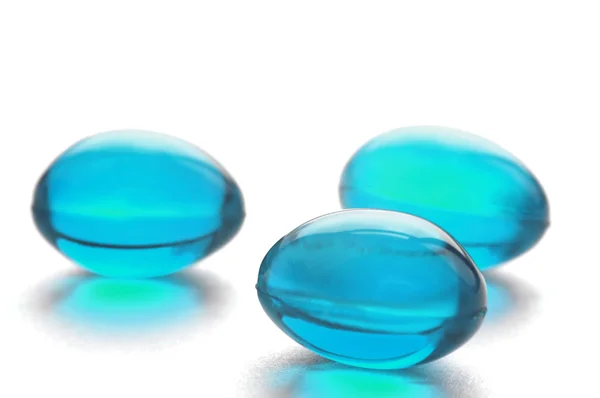 Abstract pills in cyan color — Stock Photo, Image