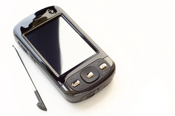 PDA ve stylus — Stok fotoğraf