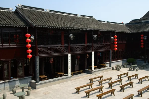 Arkitektur af kinesisk pavillon - Stock-foto