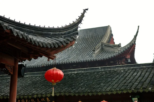 Архитектура китайского храма — стоковое фото