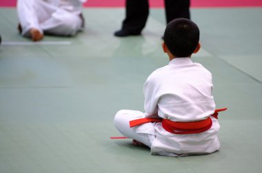 Karate kids clipart