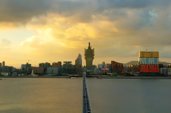 Widok na miasto Makau — Zdjęcie stockowe
