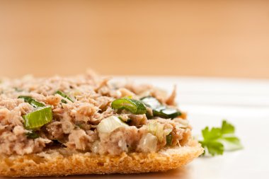 Tuna salad sandwich clipart