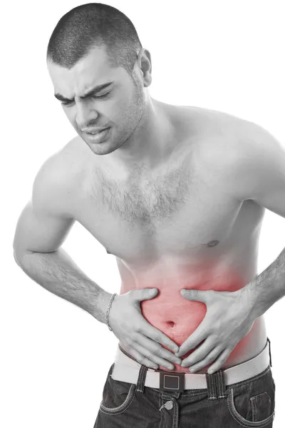 Estómago con dolor —  Fotos de Stock