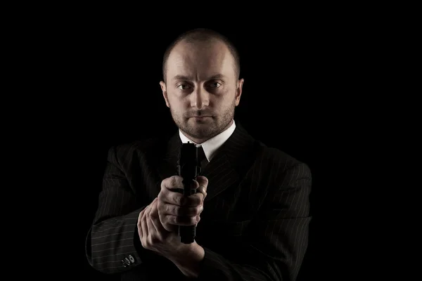 Ozbrojený a nebezpečný muž — Stock fotografie