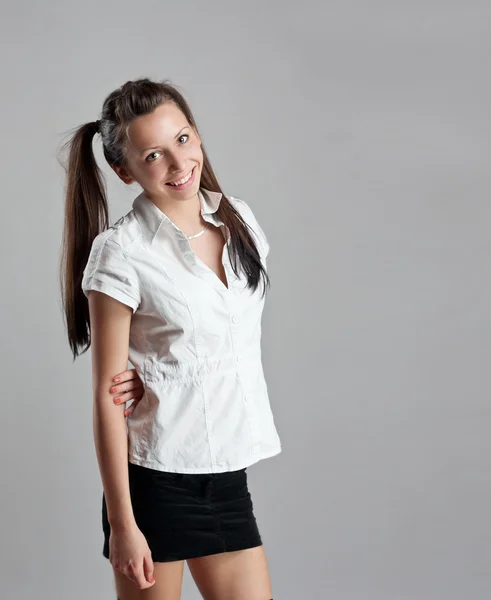 Glücklich Teenager Mädchen Porträt — Stockfoto