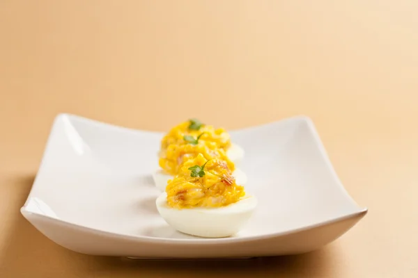 Stuffed eggs — Stock Photo, Image