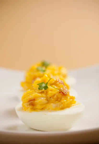 Eggs stuffed — Stock Photo, Image