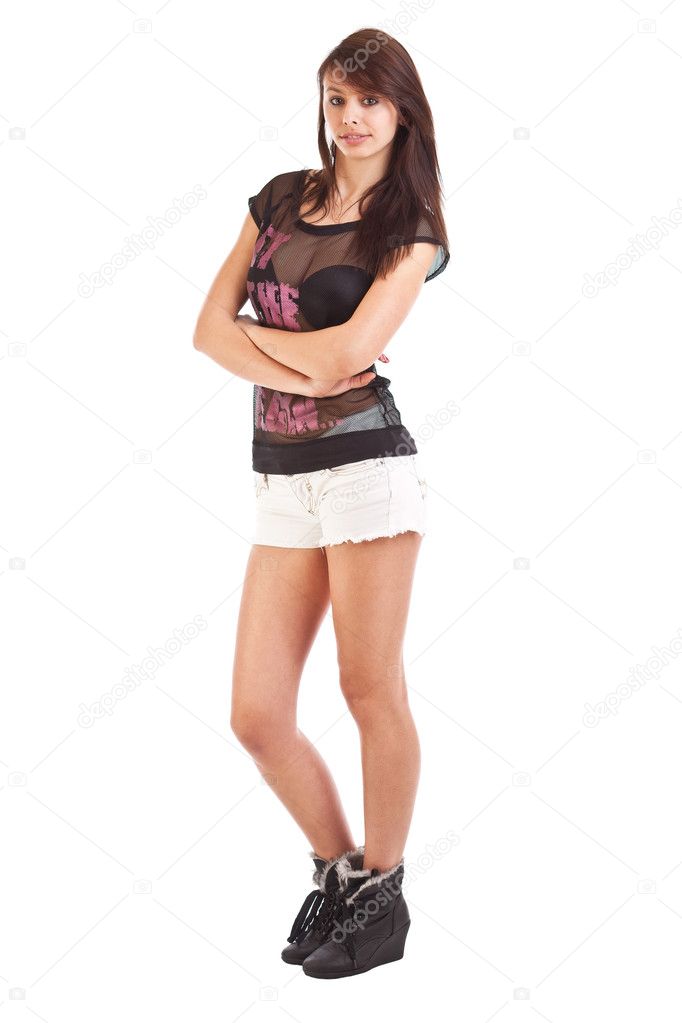 Woman standing full length Stock Photo by ©grafvision 10578880