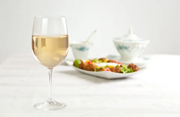 Bílé víno — Stock fotografie