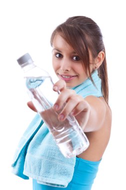 Girl an water clipart