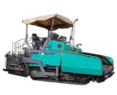 Asphalt spreading machine clipart