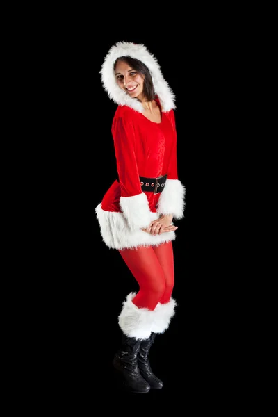 Mujer de Navidad posando —  Fotos de Stock