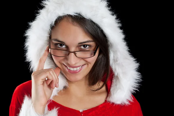 Christmas woman posing — Stock Photo, Image