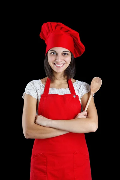 厨师的女人 — 图库照片